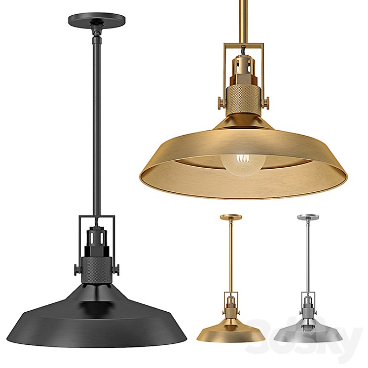 RH - Condorcet Metal Shade Pendant