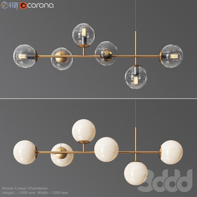 Raizer Linear Chandelier