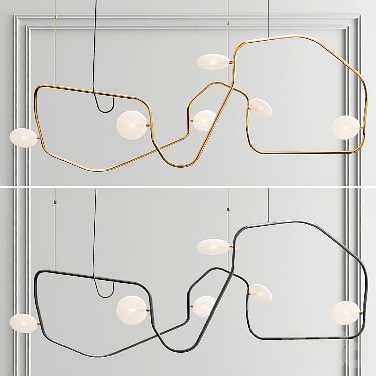 Palindrome 6 Light LED Chandelier