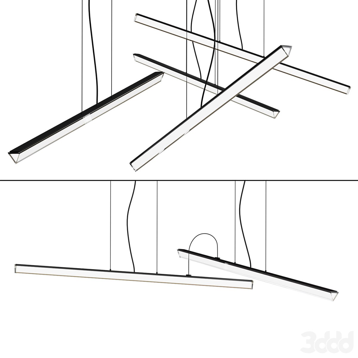Suspension lamp Halo Lineal