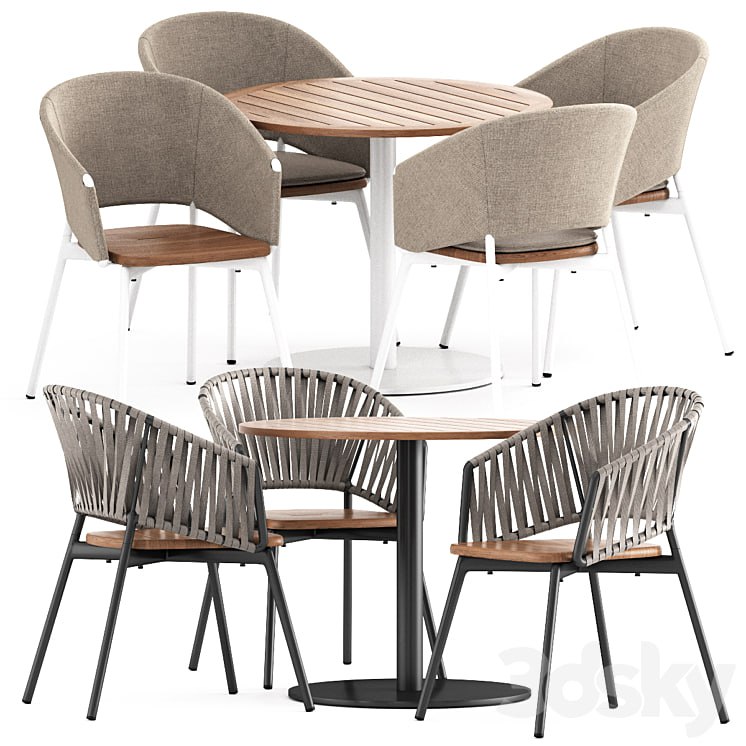 STEM 003 table, PIPER 022, 122 by Roda #+