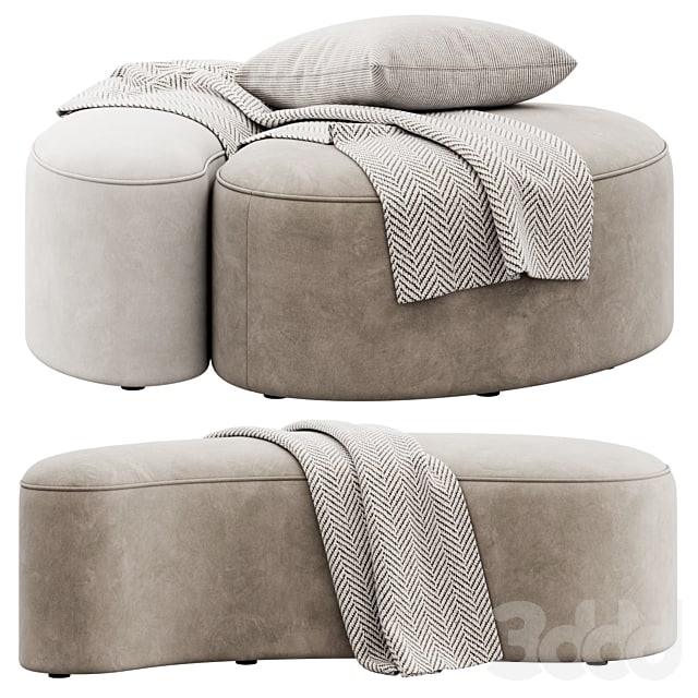 Goa Poufs by ETRO Home Interiors