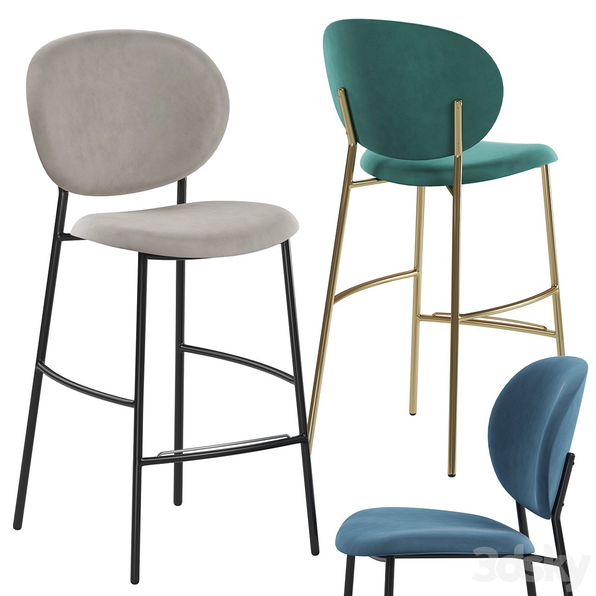 Calligaris Ines (Inès) barstool