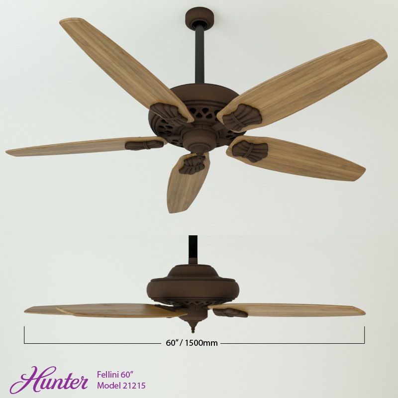 Hunter Fellini 60 "Ceiling fan