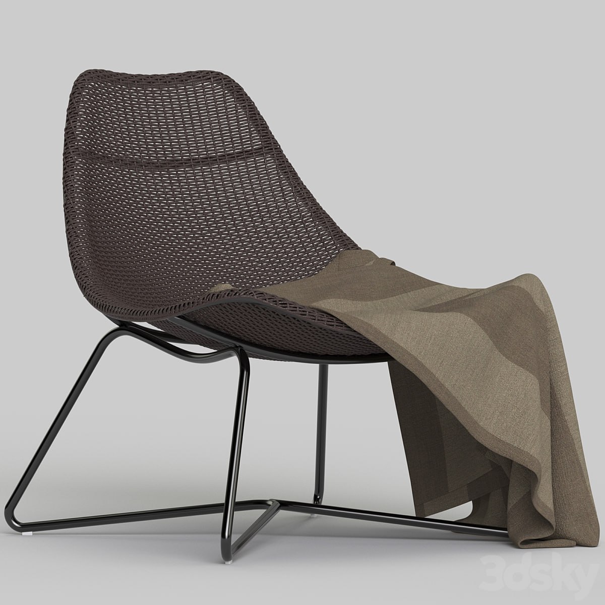 Rattan chair ikea RODVIKEN + tables RISNA