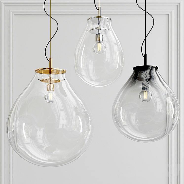 Tim Blown Glass Pendant Lamp