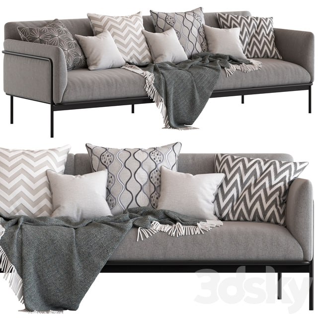 Globewest Natadora Scribe 3 Seater Sofa