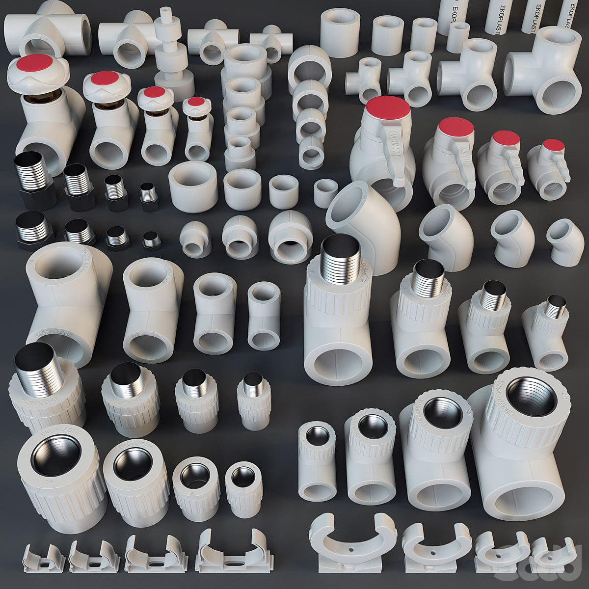 Pipes and fittings wavin ekoplastik