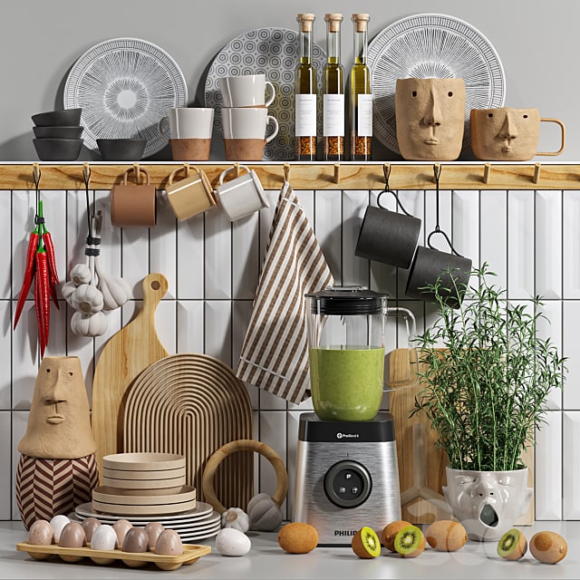 Decorative kitchen set 04