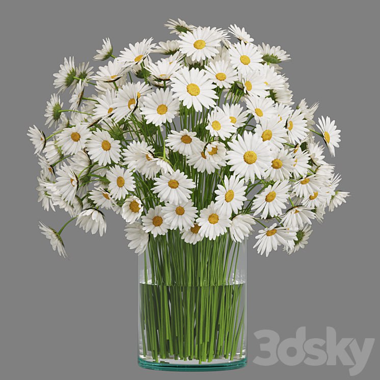 Flower in Glass Vase 05