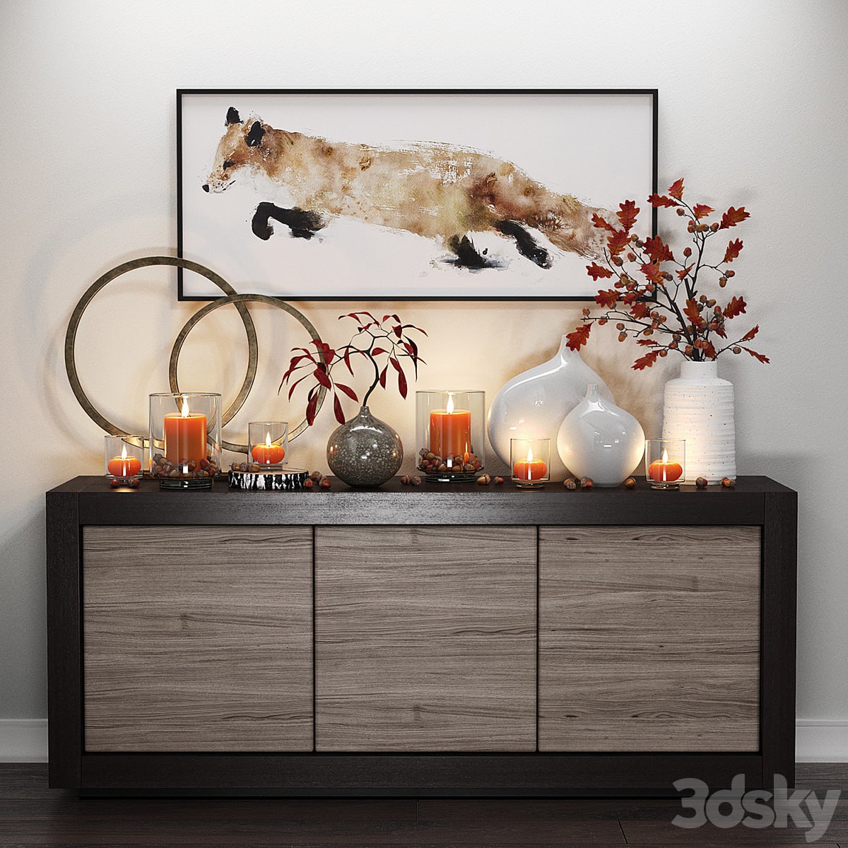 Crate & Barrel | Fox & Candles