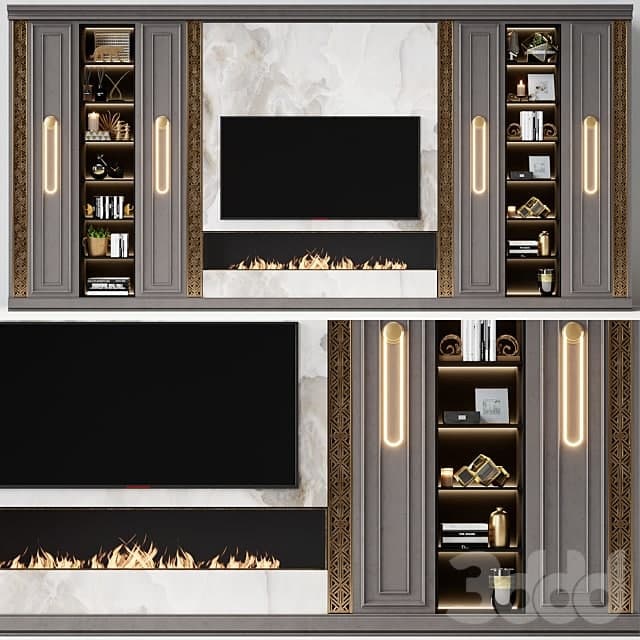 TV wall modern 72