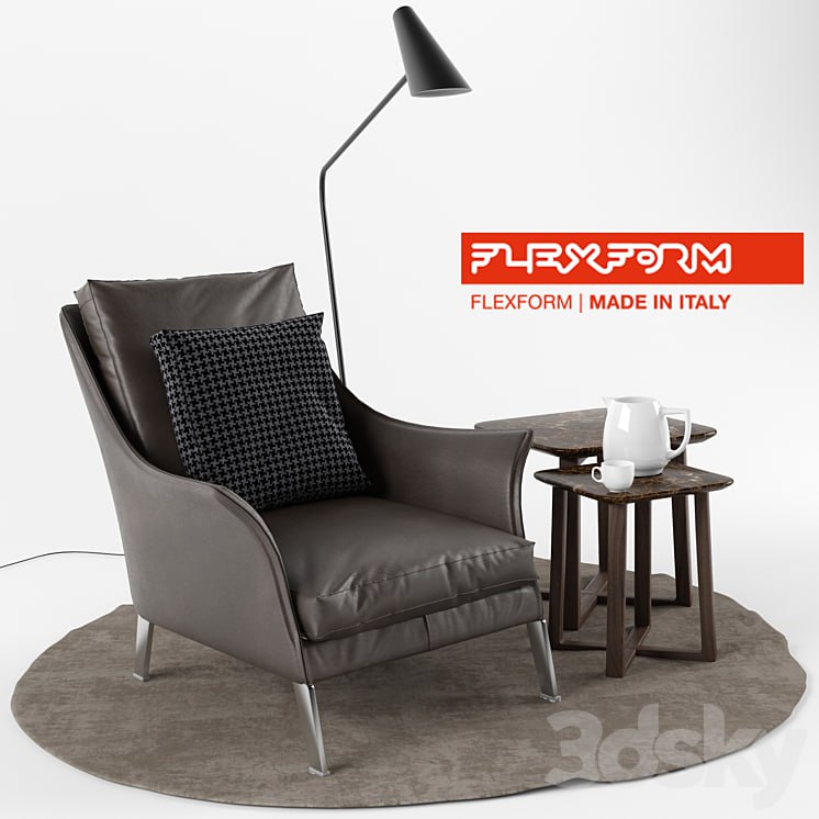 Flexform Boss Armchair