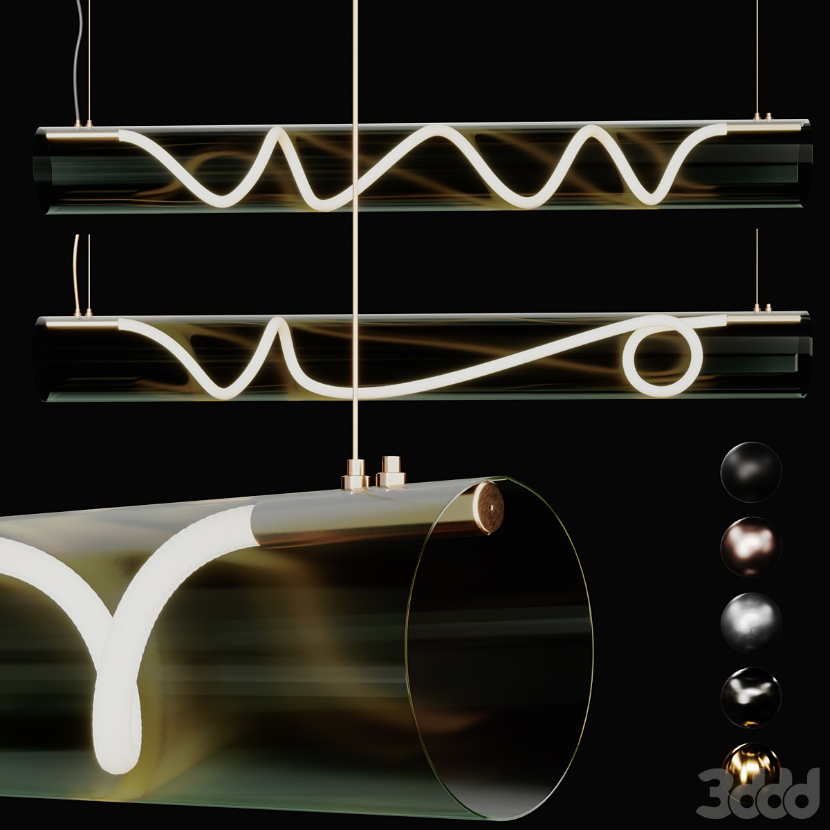 2 Luke Lamp Pendant light (Vessel Suspension_5ft) | 2lights | | 5mat |