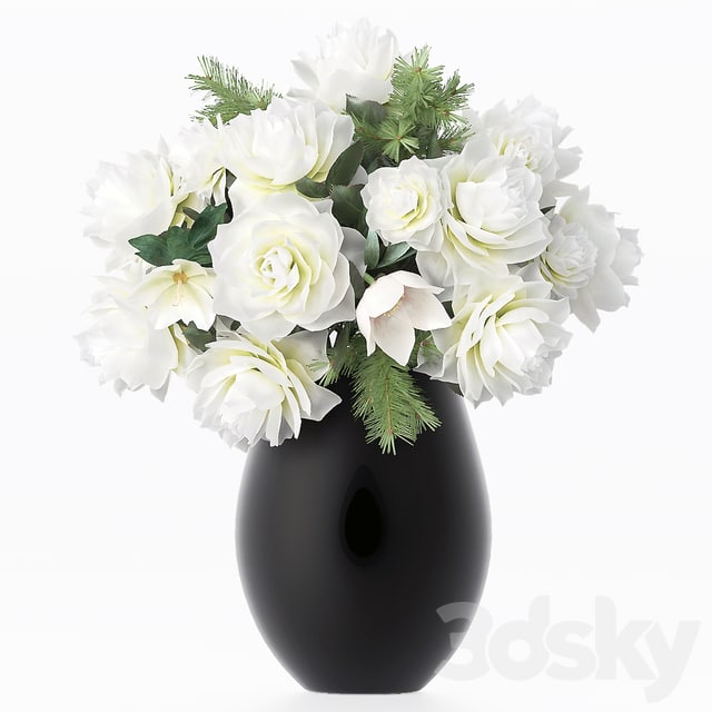 Bouquet of flowers in a Vase 27