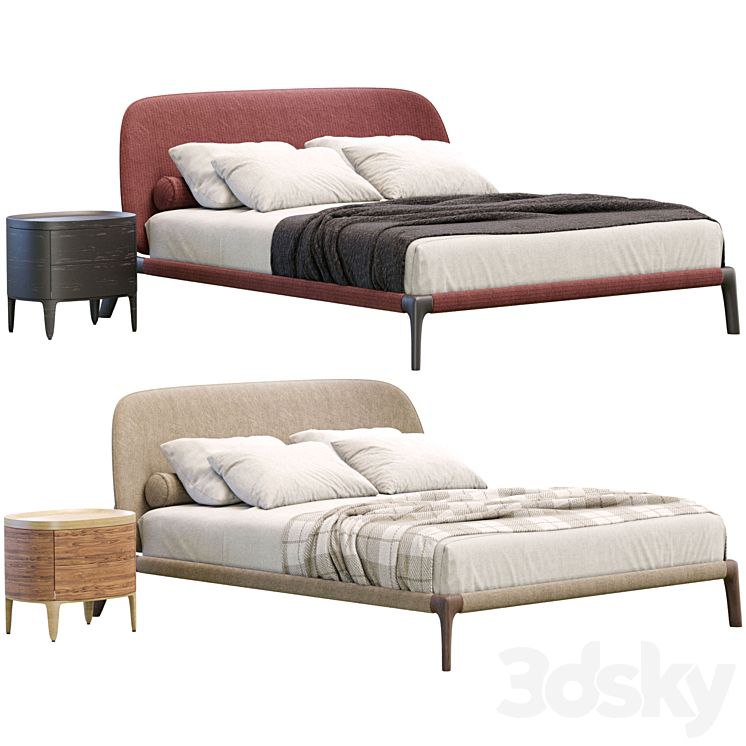 Bed Curve By Poliform