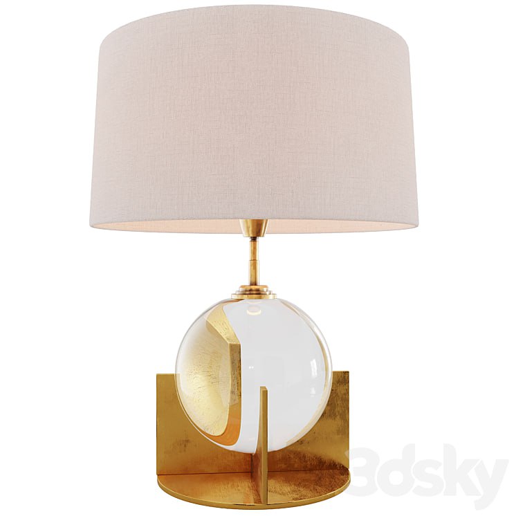 Eichholtz 114940 Table Lamp Fontelina antique brass finish incl sha