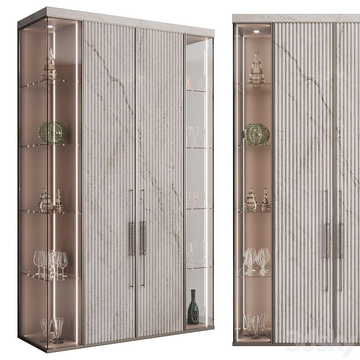 Сupboard with dishes My Design №24