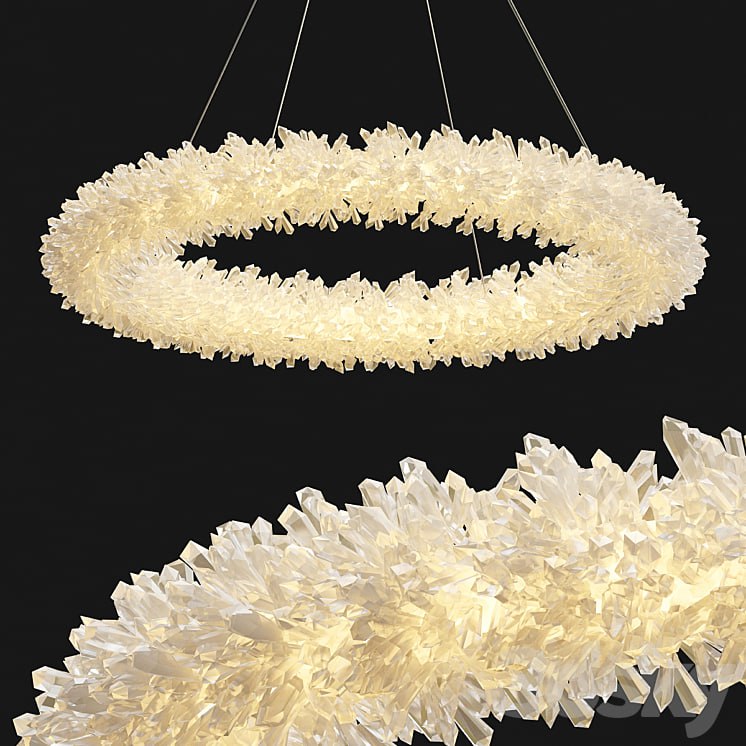 Rh Geode Quartz Chandelier
