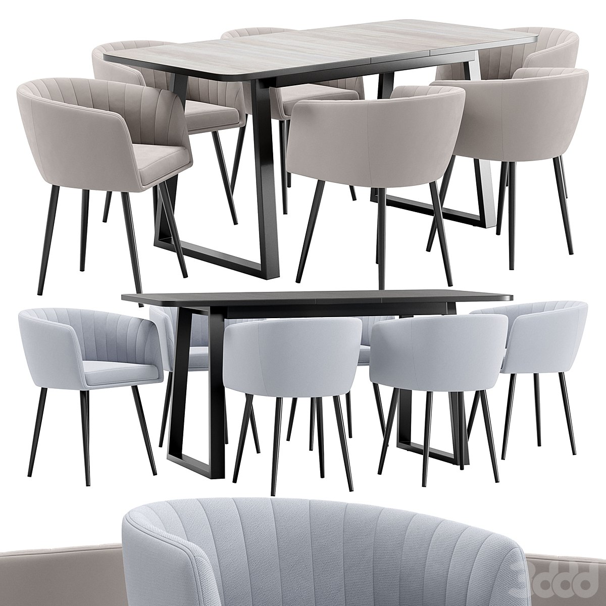 Alina dining chair and Sheffilton Table