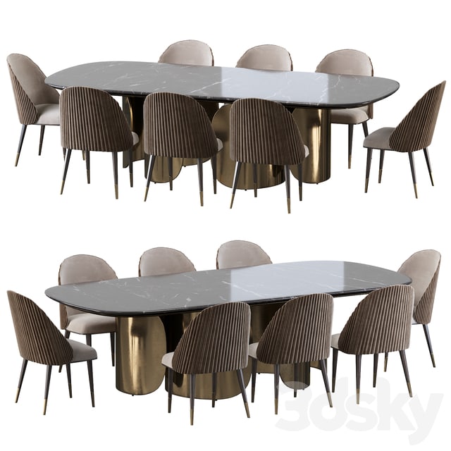 Oscar Opera Contemporary Table and Chair Diva Sb
