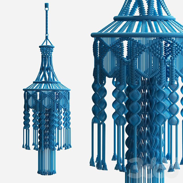 Chandelier macrame