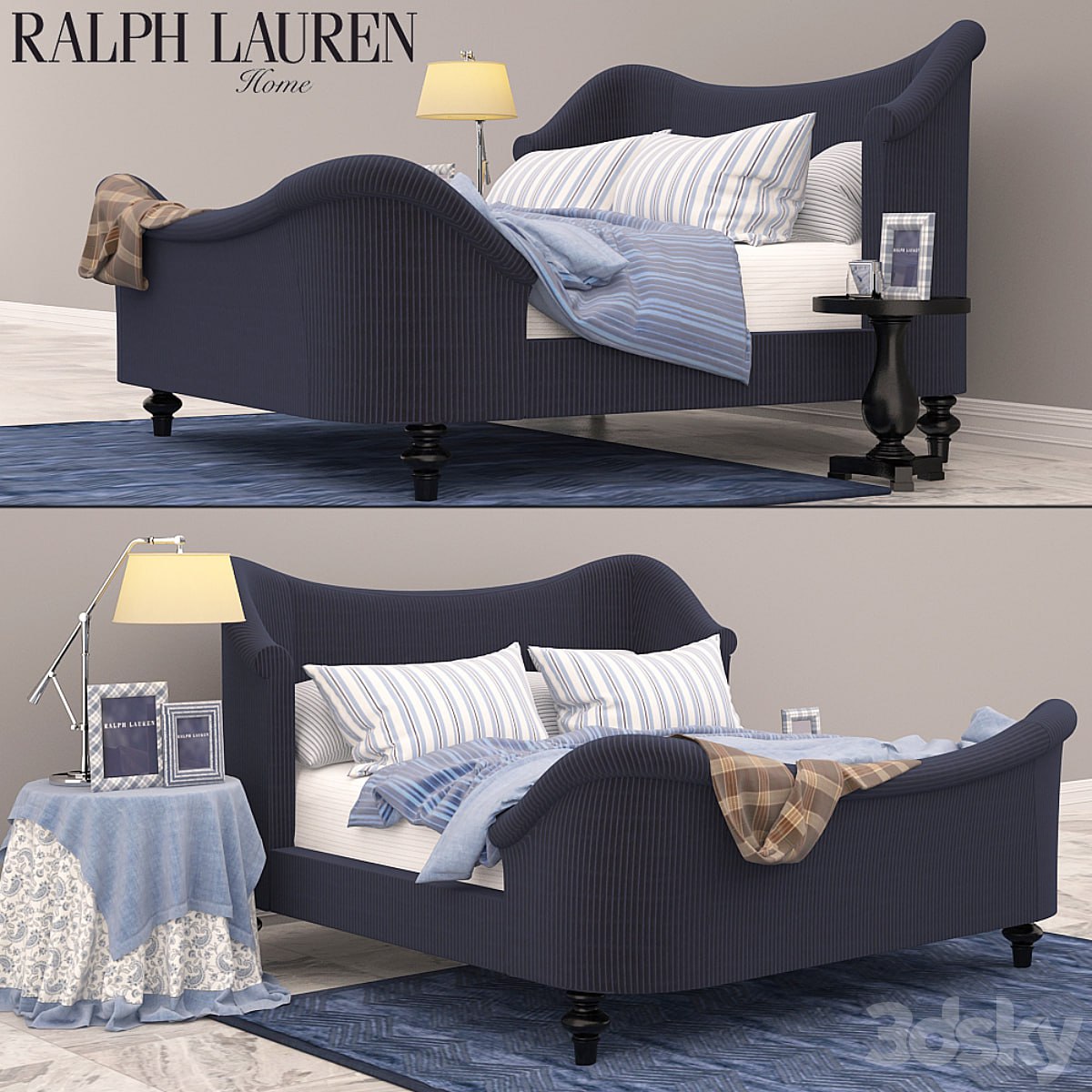 Bed and accessories RALPH LAURAN HOME