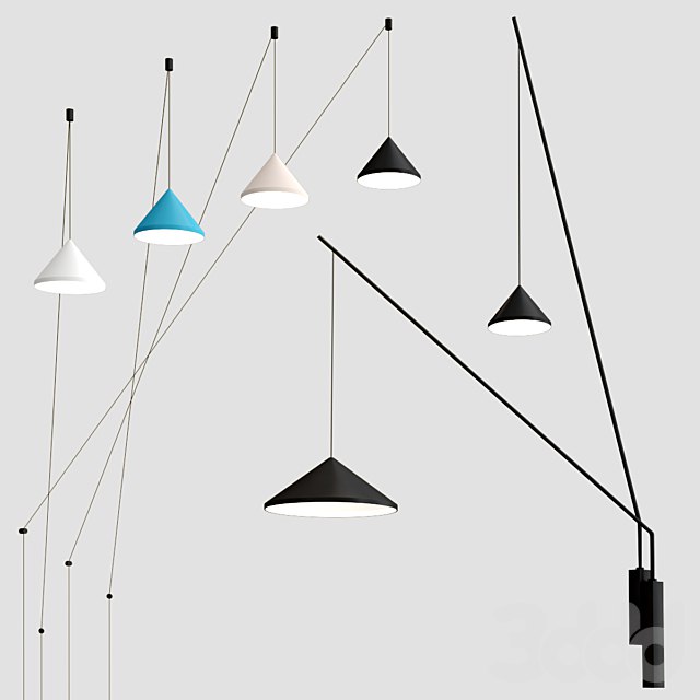 North wall lamp collection by Vibia