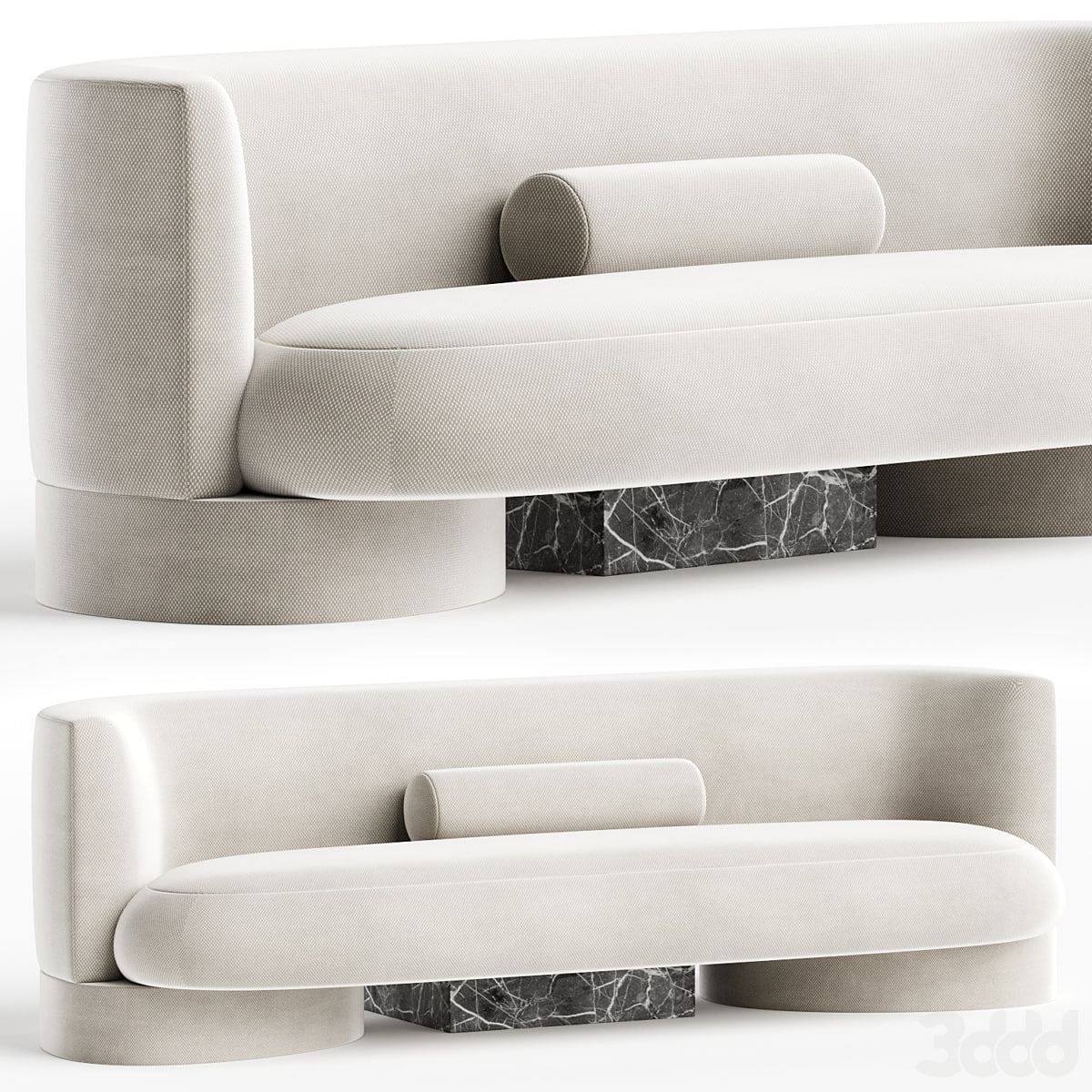 Sofa Mode Option with marble