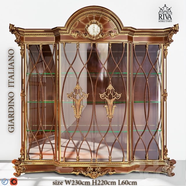 Showcase classic RIVA Mobili D'arte