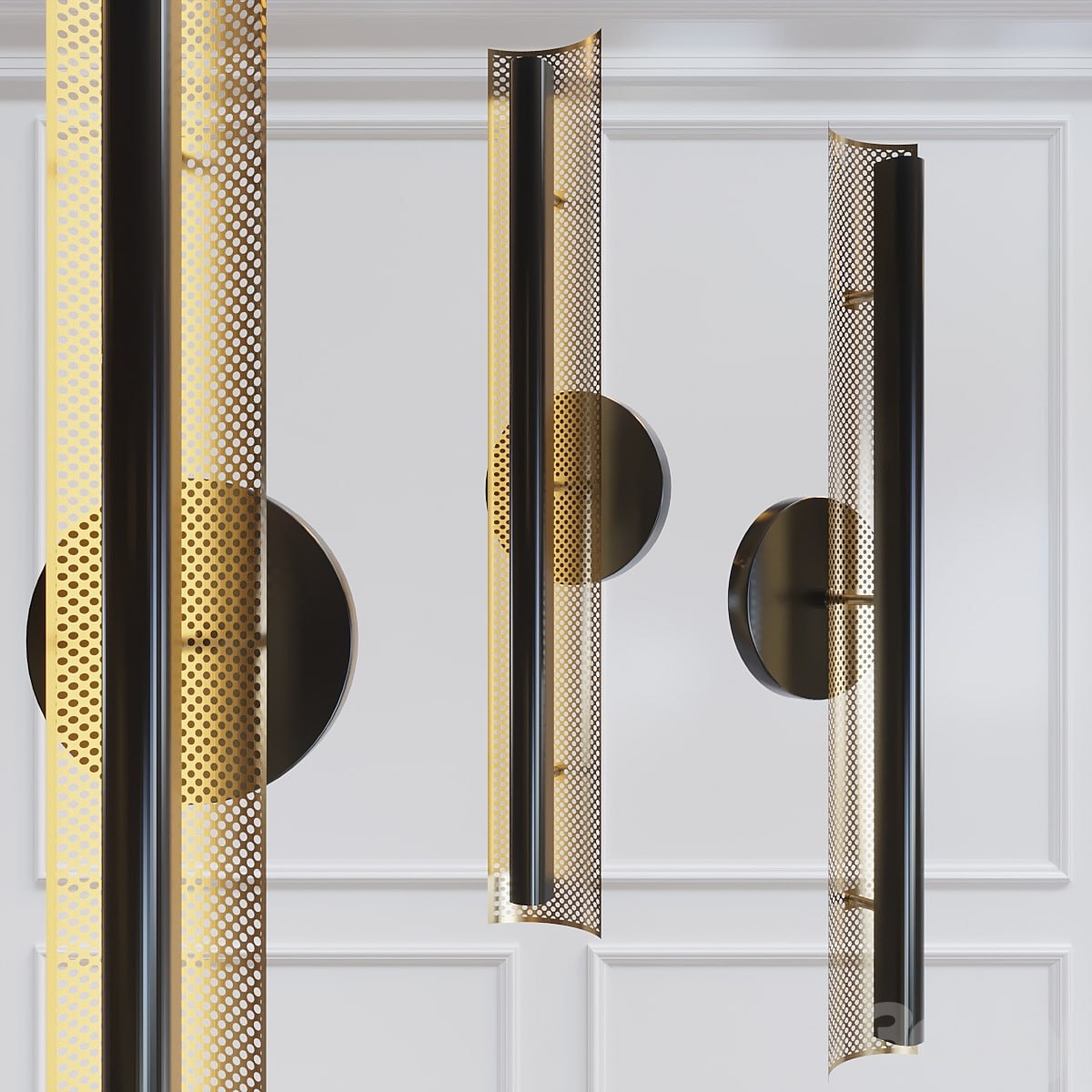 Perforated LED Sconce