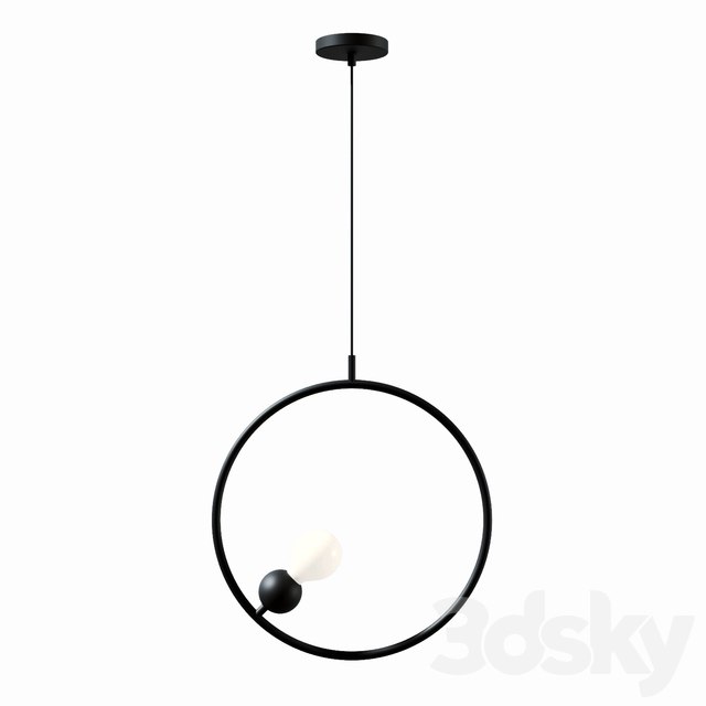 Pendant lamp Maple black