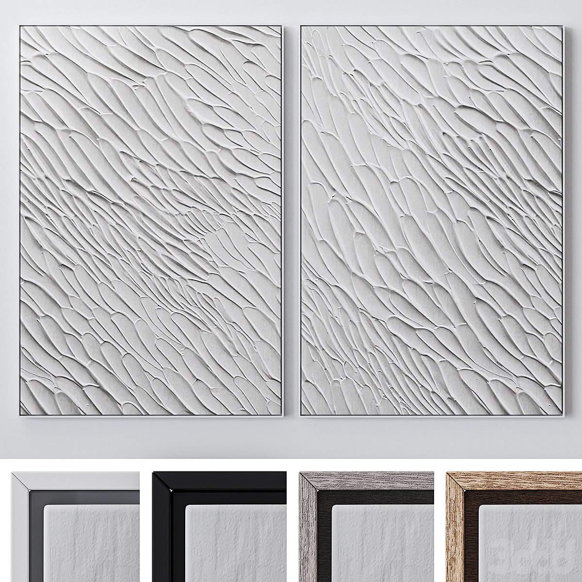 Set of large wall paintings 2033