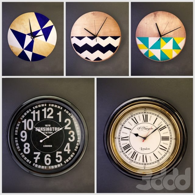Wall clocks (collection number 4)
