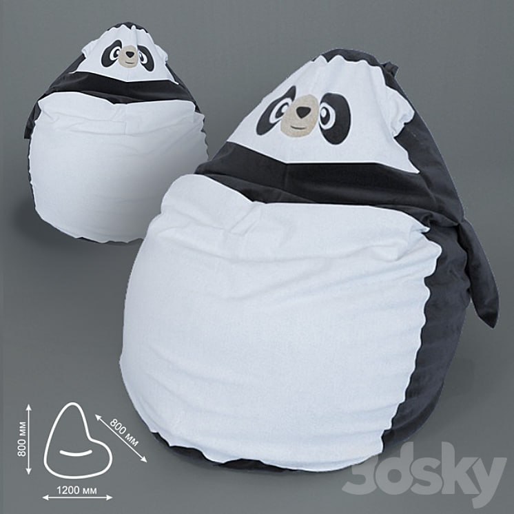 Armchair-bag "Panda"