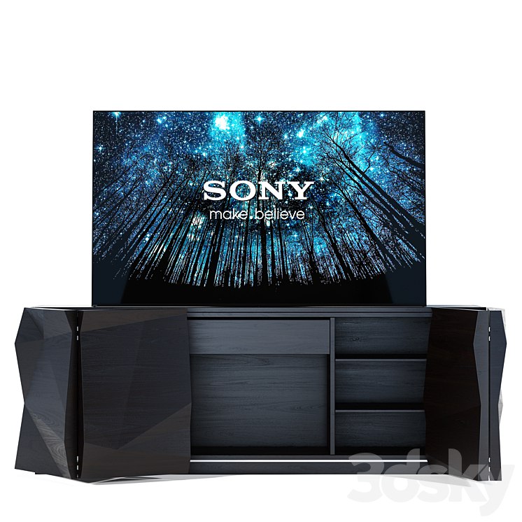Sony BRAVIA and CRASH SIDEBOARD