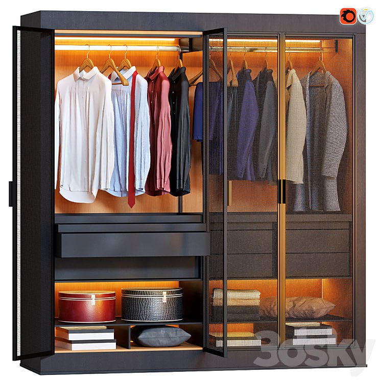 Wardrobe Eracle Dark