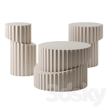 DORIC coffee tables by Roche Bobois