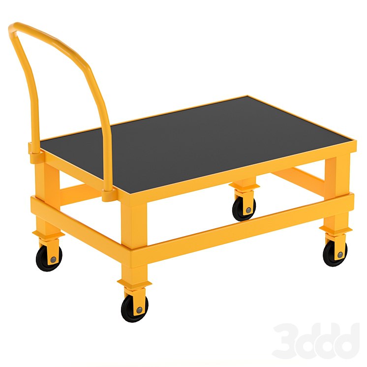 Manual platform trolley
