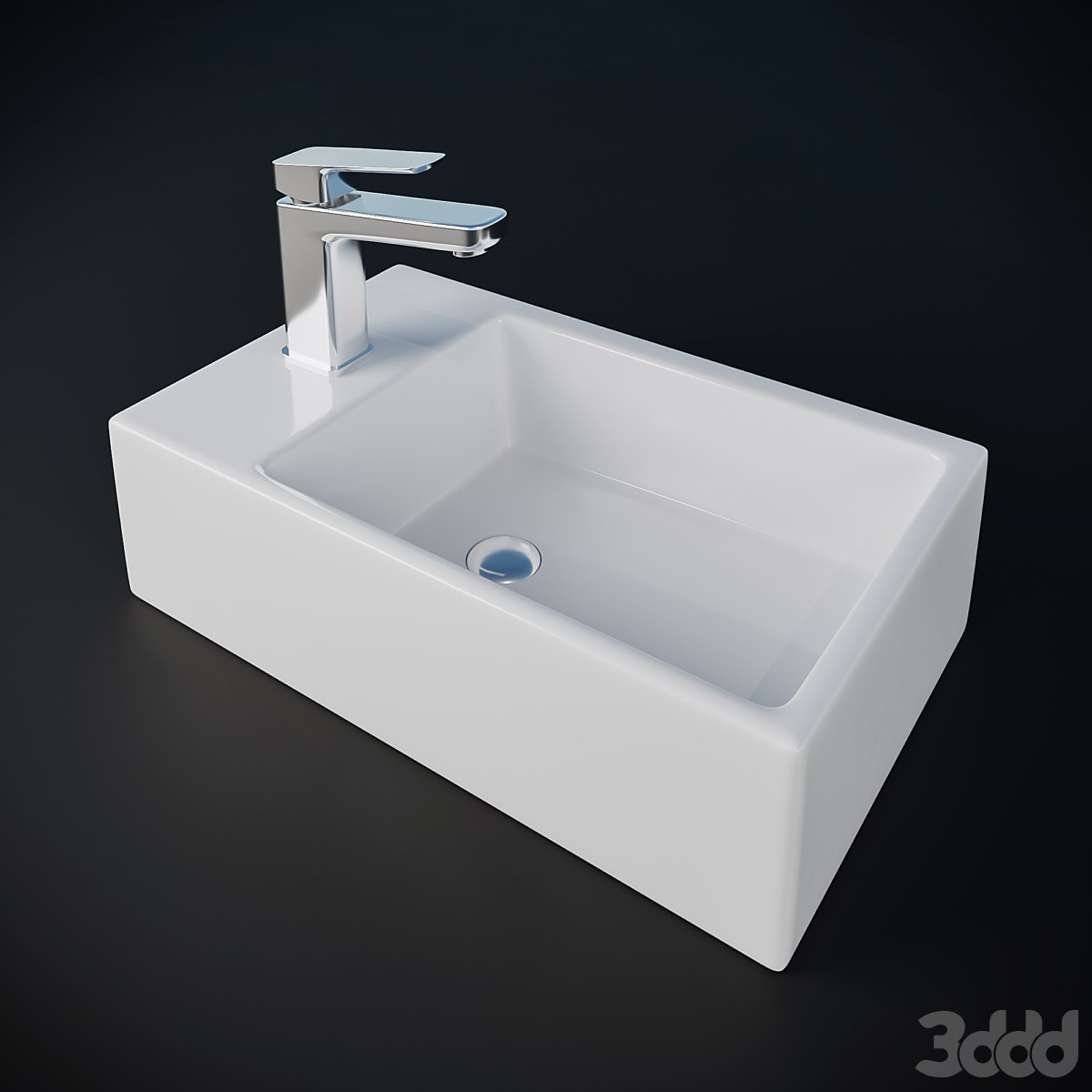 Ideal Stadart STRADA asymmetric washbasin