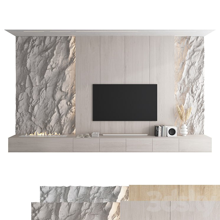 TV wall set 49