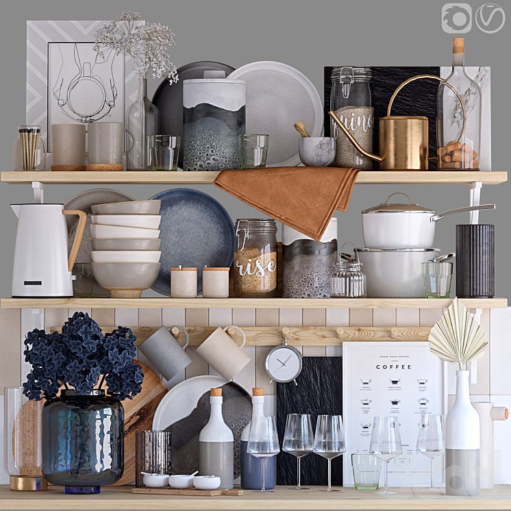 Decorative set for the kitchen 9