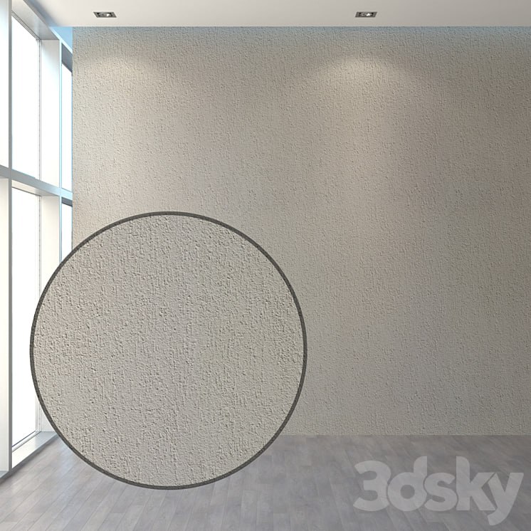 A set of plaster for the facade and interior "Bark beetle"