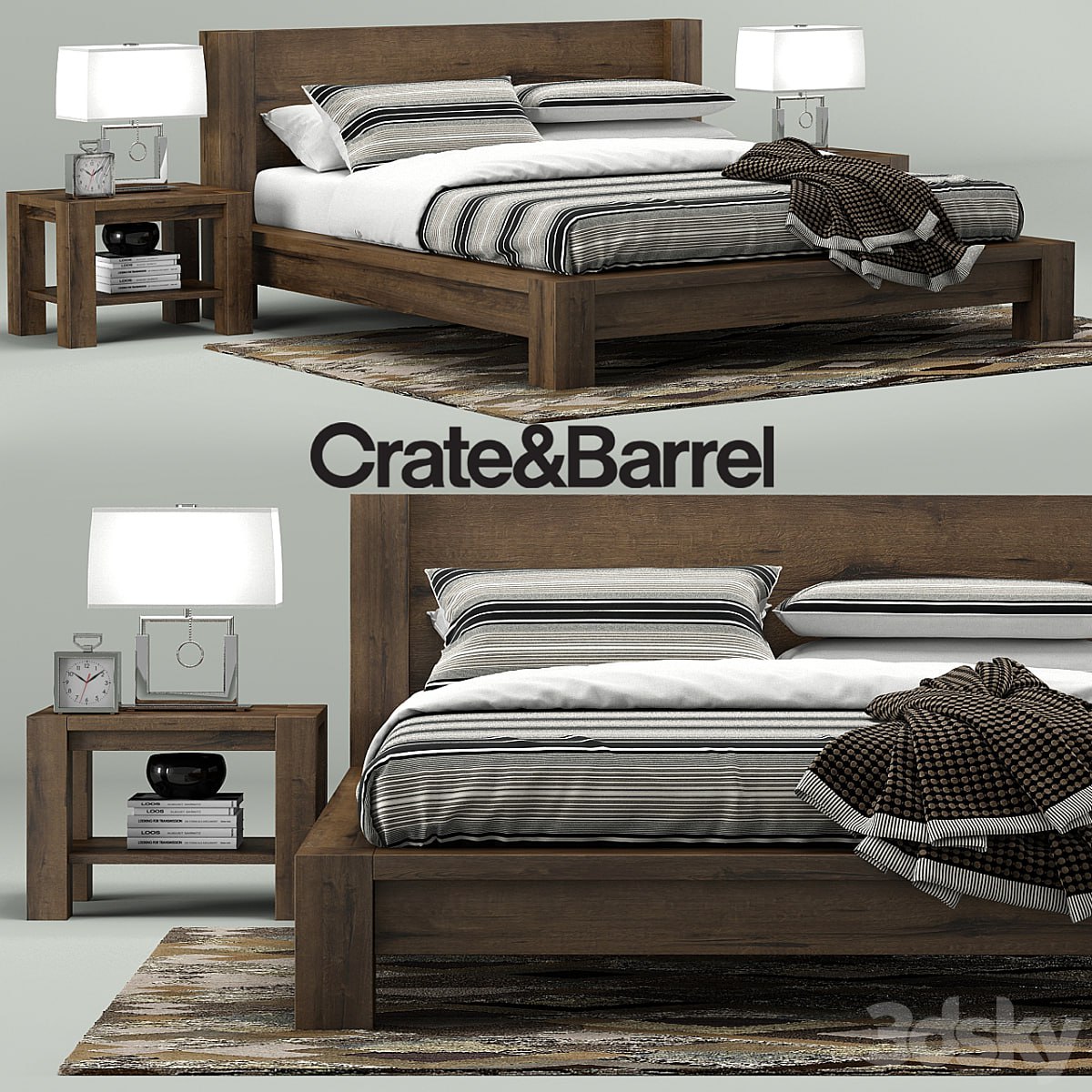 Big Sur Bed Collection, Crate&Barrel