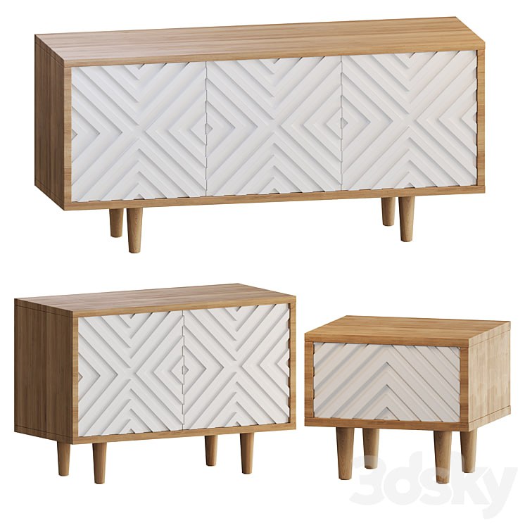 Cabinet Osobica Mount No.2 and bedside table