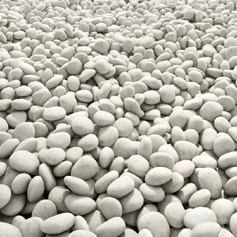 Pebble wite road 2 / Road from white pebbles 2