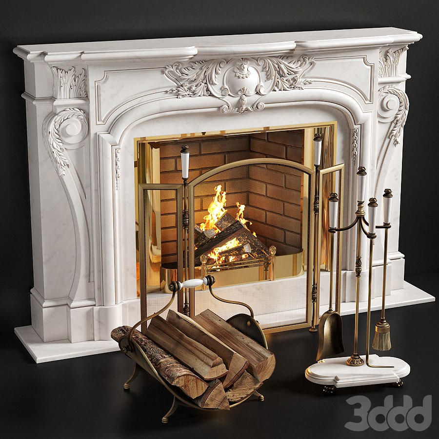 Fireplace_Louis_XIV xiv , firebox, , , , , , ,