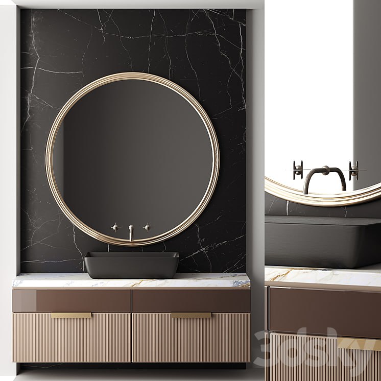 Bathroom furniture set 004