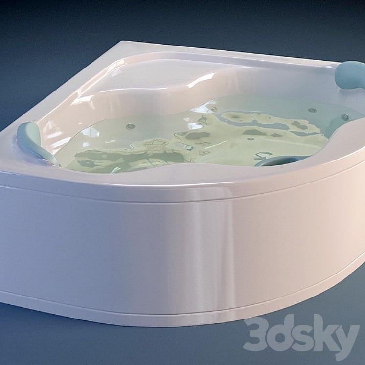 corner bath Gentiana