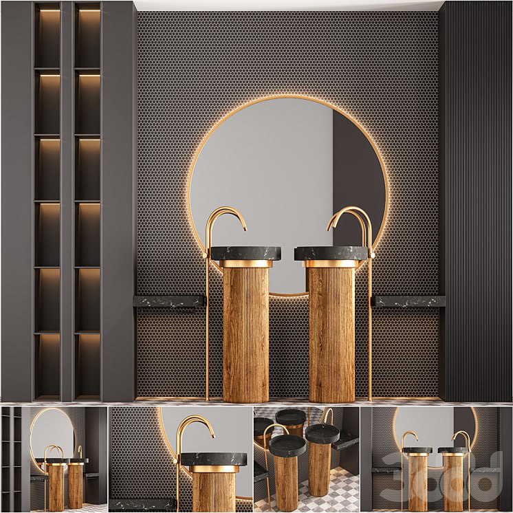 Bathroom Furniture Set 01